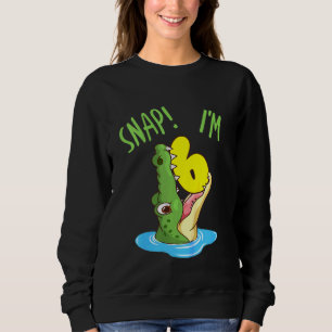 Sudadera Niños de 6 años de edad cocodrilo lagarto