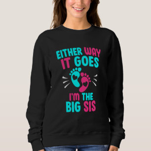 Sudadera Niños De cualquier manera soy la hermana mayor rev