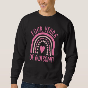 Sudadera Niños De Cuatro Años De Estar Fabuloso Cuarto Cump