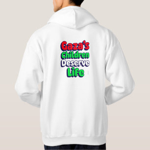 Sudadera Niños de Gaza merecen la vida por el genocidio de