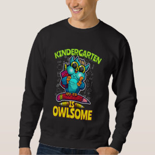Sudadera Niños De Kinder Es Owlsome De Regreso A La Escuela