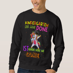 Sudadera Niños de kindergarten graduados Dabbing Unicorn Pr