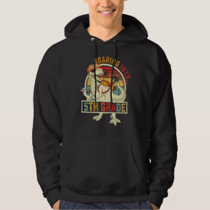 Sudadera Niños de quinto grado de dinosaurio regresan a la
