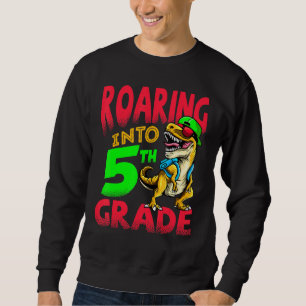 Sudadera Niños de quinto grado de dinosaurio T-Rex