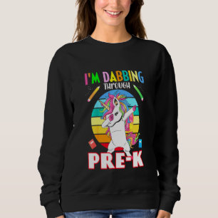 Sudadera Niños De Vuelta A La Escuela Unicornio Im Dabbing
