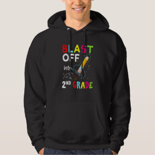 Sudadera Niños despegan hacia 2do grado primer día