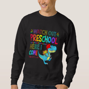 Sudadera Niños Dinosaurios De Enseñanza Preescolar Primer D