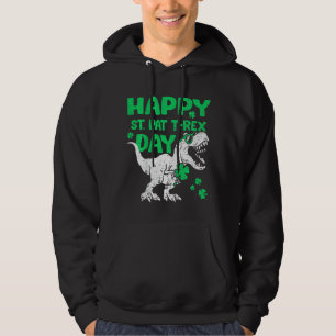 Sudadera Niños Dinosaurios felices Día de San Patricio Niño