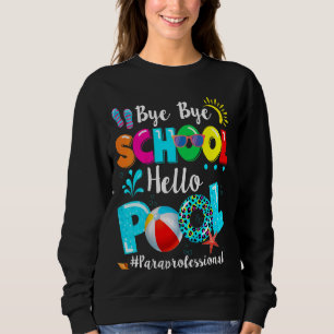 Sudadera Niños El Último Día De La Escuela Bye School Hello