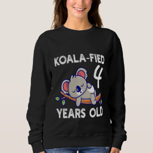 Sudadera Niños Encantadores Niños Cuarto Cumpleaños Cute Ko