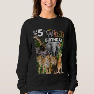 Sudadera Niños es mi quinto zoológico salvaje de animales d