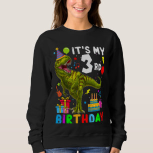 Sudadera Niños es mi tercer cumpleaños feliz de tres años