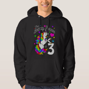 Sudadera Niños Esta Princesa De Cumpleaños Es 3 Chica Fiest
