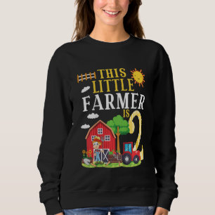 Sudadera Niños Este pequeño agricultor es 2 tractor agrícol