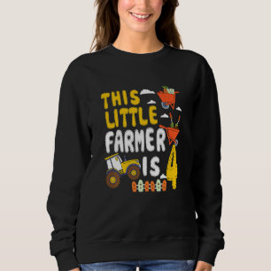 Sudadera Niños Este Pequeño Agricultor Es 4 Tractor De Gran