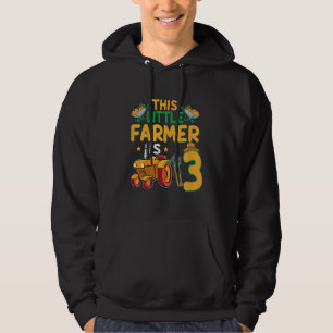 Sudadera Niños Este pequeño agricultor tiene 3 tractores ag