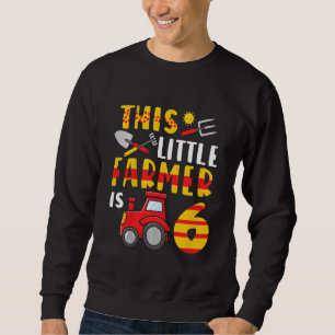Sudadera Niños Este pequeño agricultor tiene 6 tractores ag
