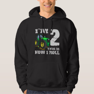 Sudadera Niños Estoy en la granja Tractor de granja Cumplea