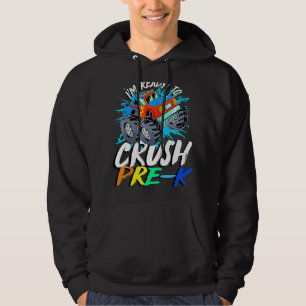 Sudadera Niños Estoy listo para aplastar a los Camiones Pre