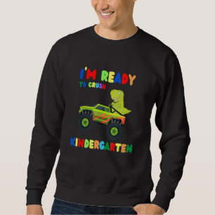 Sudadera Niños Estoy Listo Para Aplastar Dinosaurio De Cami
