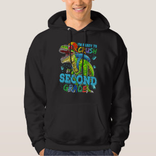 Sudadera Niños Estoy listo para aplastar dinosaurio de segu