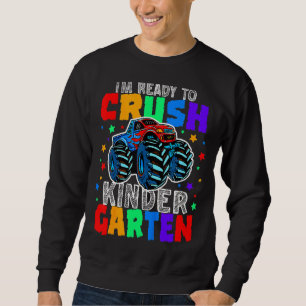 Sudadera Niños estoy listo para aplastar el monstruo de gua