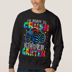 Sudadera Niños estoy listo para aplastar el monstruo de gua