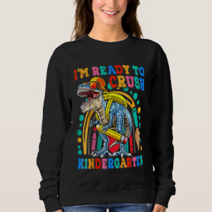 Sudadera Niños estoy listo para aplastar el monstruo de gua