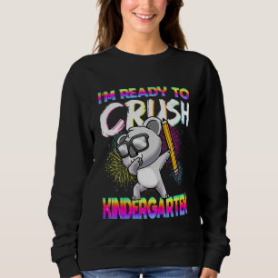 Sudadera Niños Estoy Listo Para Aplastar Koala De La Escuel