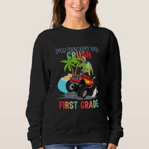 Sudadera Niños Estoy Listo Para Destruir Un Camión Monstrua