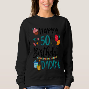 Sudadera Niños Felices 50 años Papi Novio Hija B