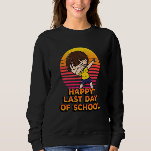 Sudadera Niños Felices Último Día De Colegio Estudiante Cha