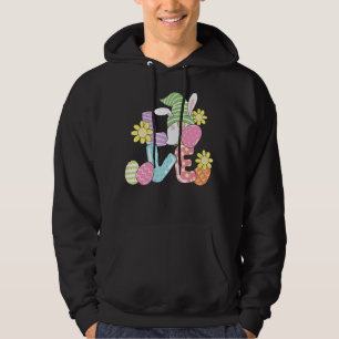 Sudadera Niños Feliz Amor Pascua Conejito Oídos Graciosos H