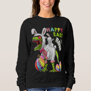 Sudadera Niños Feliz Año Oeste T Rex Bunny Dinosaur Easter 