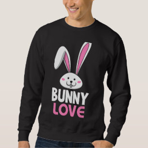 Sudadera Niños Feliz Pascua Bunny Love Ears Graciosos Egg B