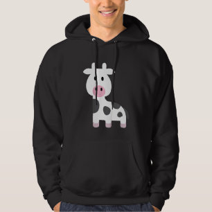 Sudadera Niños Graciosos Moo Cow Cute Farm Animal Vaca Niño
