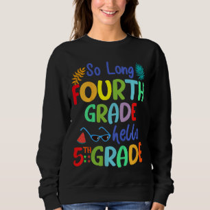 Sudadera Niños Hasta El Cuarto Grado Hola Scho De Quinto Gr