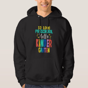 Sudadera Niños hasta el preescolar, hola jardín de infancia