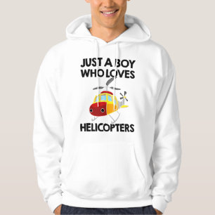 Sudadera Niños Helicóptero Divertido Chicos Bebé Hombres Pi
