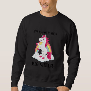 Sudadera Niños Hermana Mayor  Hermana Mayor Va A Ser Una He