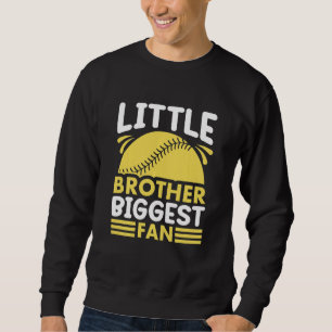 Sudadera Niños Hermano Menor Mayor Fan Temporada Softbol Bo