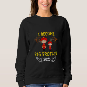 Sudadera Niños Hermanos Hermano mayor bombero bombero 3