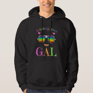 Sudadera Niños Hola Kindergarten Gal Toddler Chica De Vuelt