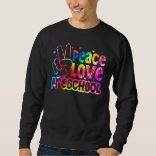 Sudadera Niños Hola Paz Amor Preescolar Niños Niñas De vuel