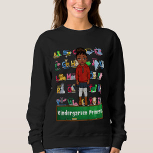 Sudadera Niños Jardín De Infancia Princesa Alfabeto Pizarra