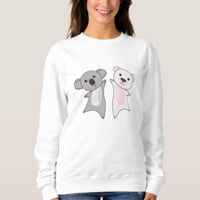 Sudadera Niños Koala Polar Bear Cute Animales (Anverso)