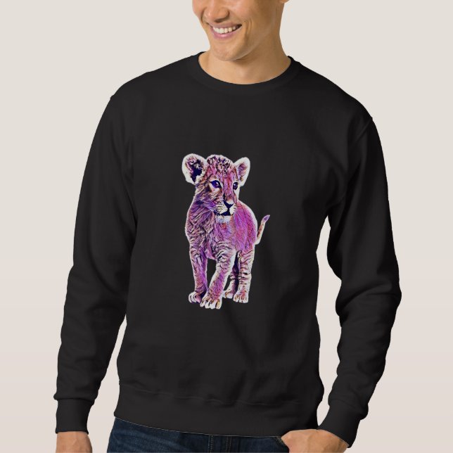 Sudadera Niños leones Lion Africa Leon Lion Mane Mujeres Ho (Anverso)