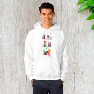 Sudadera Niños Leyendo Libros en Estante