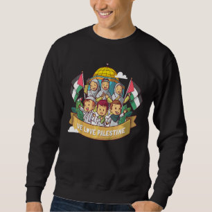 Sudadera Niños liberan a Palestina Bandera Árabe Derechos H