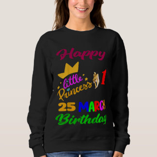 Sudadera Niños marchan Chicas Cumpleaños 25 de marzo 1er an